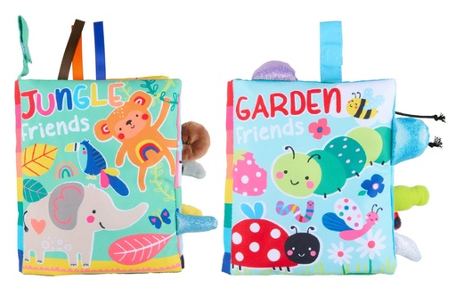 [871125200634] EDDY TOYS Crinkle Baby Touch & Feel Book 19x14cm