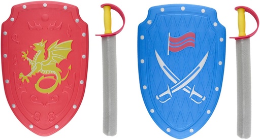 [871125258688] EDDY TOYS Knight Playset Sword and Shield