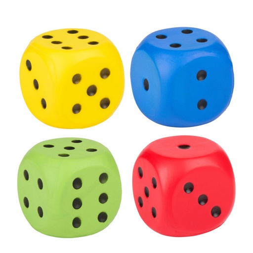 [871125232257] EDDY TOYS Soft Dice 6x6x6cm