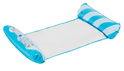 [871125256858] EDDY TOYS Inflatable Hammock Blue 120x72cm