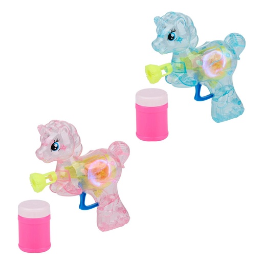[871125230598] EDDY TOYS Bubble Gun Unicorn 17cm with Light
