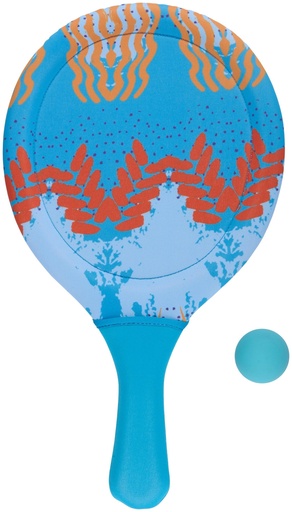 [871125243071] EDDY TOYS Beach Tennis Set Blue Orange