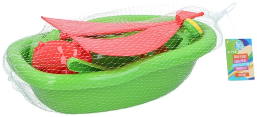 [871125243910] EDDY TOYS Beach Boat Toy 35x25cm