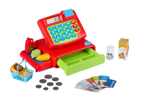 [871125200930] EDDY TOYS Toy Cash Register with Accessories