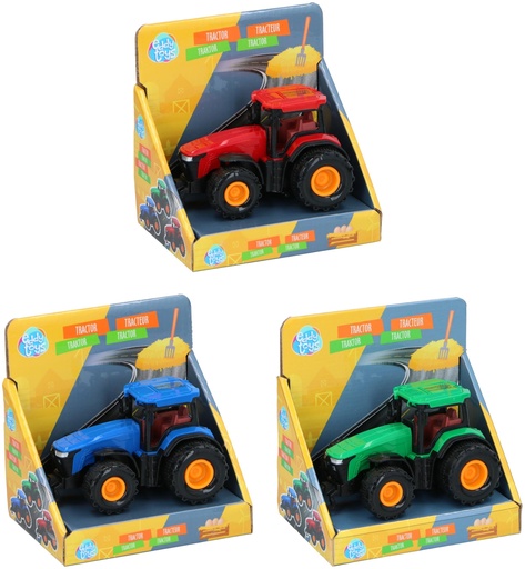 [871125242752] EDDY TOYS Toy Tractor 13.5cm