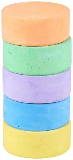 [871125242986] EDDY TOYS Chalk Discs Ø7x2.5cm