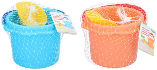 [871125224421] EDDY TOYS Flower Beach Bucket Ø16x13cm