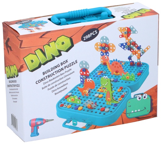 [871125255973] EDDY TOYS Building Box Dino 298 Pieces