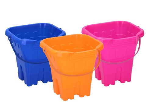 [871125213265] EDDY TOYS Castle Sand Bucket 20cm
