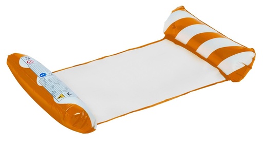 [871125256860] EDDY TOYS Inflatable Hammock Orange 120x72cm