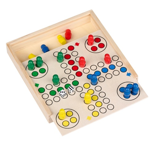 [871125258720] EDDY TOYS Ludo Game 15x15cm