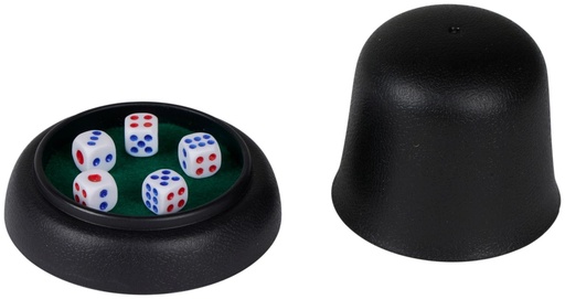 [871125233561] EDDY TOYS Dice Game with Cup and 5 Dice