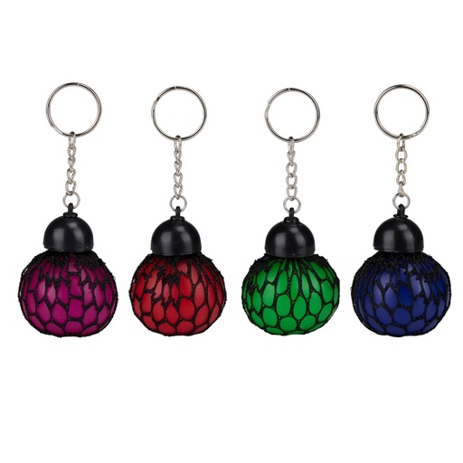 [871125250182] EDDY TOYS Squish Mesh Stress Ball Keychain