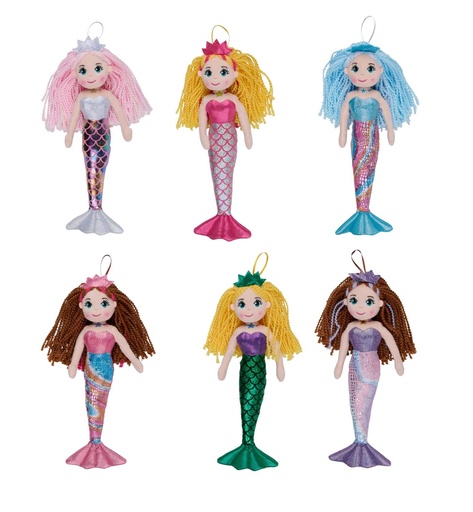 [871125200253] EDDY TOYS Plush Mermaid 35cm