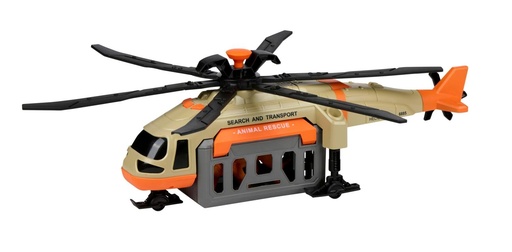 [871125258685] EDDY TOYS Animal Rescue Helicopter with Light & Sound