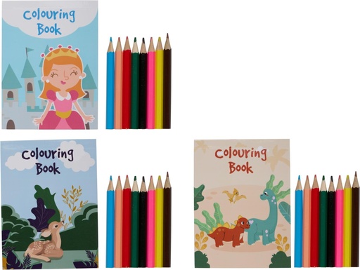 [871125235032] EDDY TOYS Colouring Book with Pencils