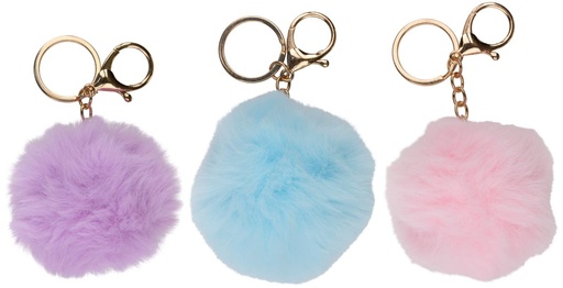 [871125236020] EDDY TOYS Keychain Pom Pom Pastel