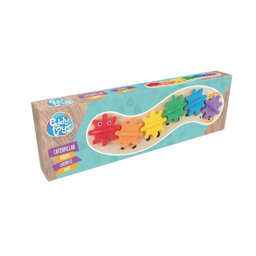 [871125246564] EDDY TOYS Wooden Caterpillar