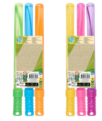 [871125233456] EDDY TOYS Playing Sword With Bubble Solution 118ml