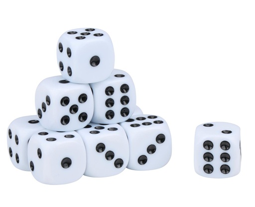 [871125250391] EDDY TOYS Dice 1.6x1.6x1.6cm