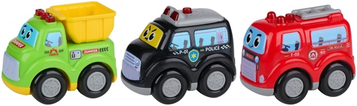 [871125245122] EDDY TOYS City Cars with Light and Sound