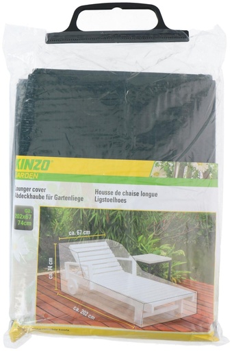 [871125216782] KINZO Sunbed Cover 202x67x74cm Waterproof