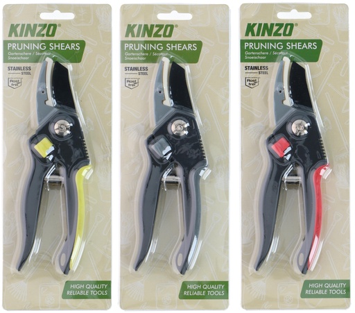 [871125229109] KINZO Pruning Shears 20cm