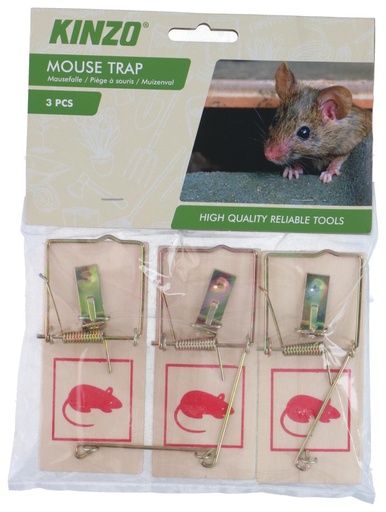 [871125230622] KINZO Mouse Trap 10x5x2cm