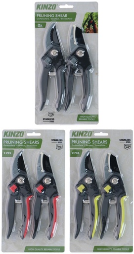 [871125229108] KINZO Pruning Shears 20cm