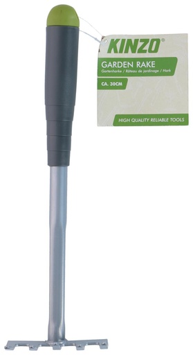 [871125230364] KINZO Garden Rake 30cm