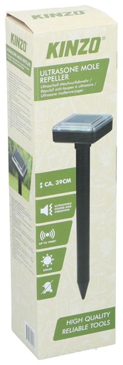 [871125230446] KINZO Solar Mole Repeller 49cm