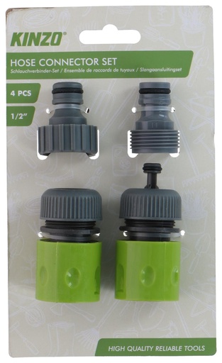[871125227198] KINZO Hose Connector 1/2 Inch Garden