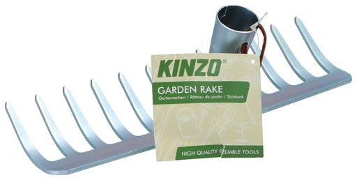 [871125227081] KINZO Garden Rake 29.5cm 12 Teeth