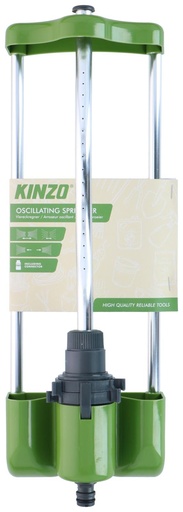 [871125227200] KINZO Oscillating Sprinkler 18 Holes 48x14x9cm