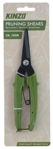 [871125227068] KINZO Pruning Shears 18cm