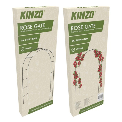[871125230499] KINZO Rose Arch 240x140cm Garden Gate