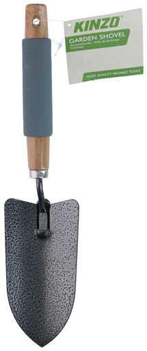 [871125230382] KINZO Garden Shovel with Wooden Handle 34cm