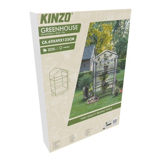 [871125230495] KINZO Greenhouse 3L 69x49x125cm