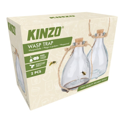 [871125243882] KINZO Wasp Trap Glass d9xh14cm