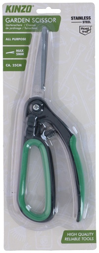 [871125229116] KINZO Garden Scissor 25cm