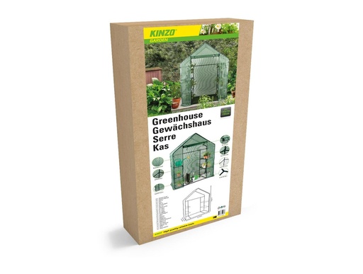 [871125219566] KINZO Walk-In Greenhouse 143x73x195cm