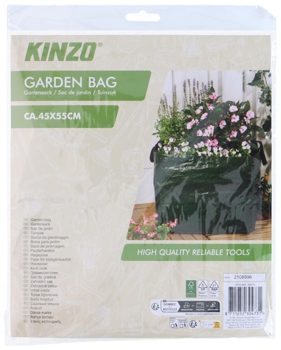 [871125230473] KINZO Garden Waste Bag 90L 40x45x55cm