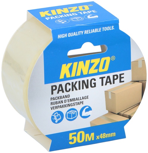 [871125218527] KINZO Packing Tape 48mm x 50m
