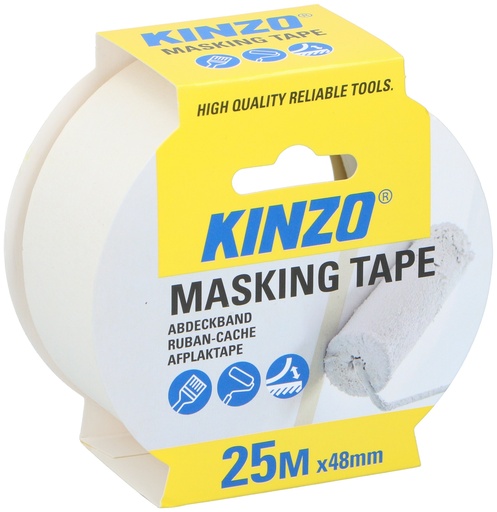 [871125218526] KINZO Masking tape 48mm x 25m