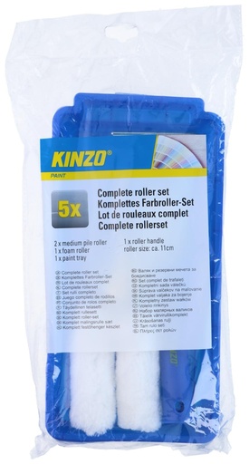 [871125212698] KINZO Paint Roller And Tray With Handle
