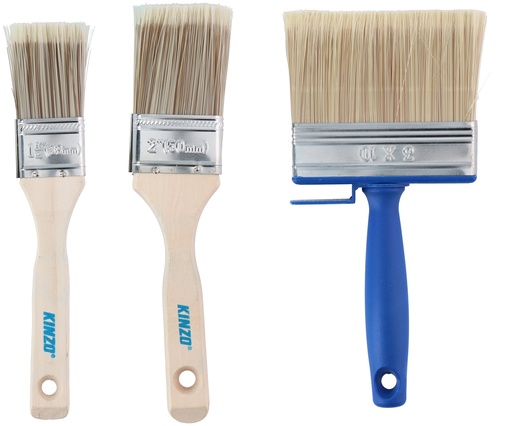 [871125254694] KINZO Brush Set 38mm/50mm/100mm