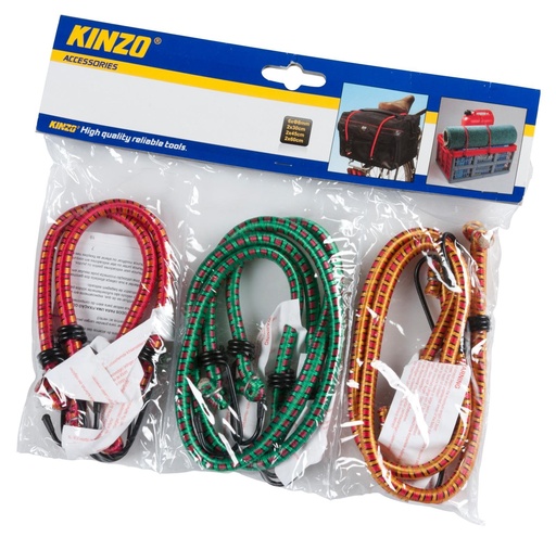 [871125298661] KINZO Luggage Straps 12/18/24 Inch