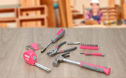 [871125217796] KINZO Home Tool Kit Ladies 39 Piece