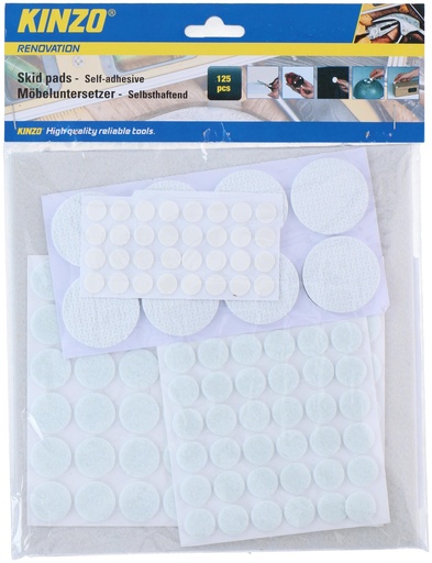 [871125215670] KINZO Self-Adhesive Anti-Skid Furniture Pads