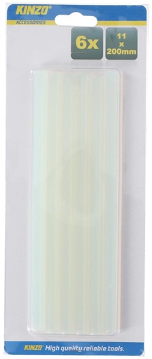 [871125279751] KINZO Glue Sticks 11x200mm